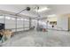 Spacious garage with multiple doors and lots of storage space at 8052 Marbella Cir, Las Vegas, NV 89128