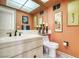 Bathroom with decorative art and a single-sink vanity at 940 Vegas Valley Dr, Las Vegas, NV 89109
