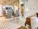 Dining area adjacent to the kitchen features modern chairs and decor at 940 Vegas Valley Dr, Las Vegas, NV 89109