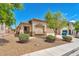 Charming single-story home with well-maintained front yard and desert landscaping on a bright day at 9588 Comiskey Ct, Las Vegas, NV 89148
