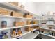 Pantry featuring plenty of shelving and storage space at 10086 Mountain Foothills Ave, Las Vegas, NV 89149