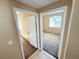 Hallway with a bedroom view to the right and a bathroom view to the left at 1300 S Arlington St # 202, Las Vegas, NV 89104