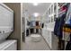 Spacious walk-in closet with custom shelving and storage for optimal organization at 2 Olympia Outlook Dr, Las Vegas, NV 89141