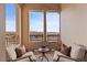 Take in the beautiful vista views from this comfortable outdoor balcony at 20 Via Visione # 104, Henderson, NV 89011