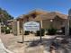 Paradise Valley Townhomes signage on a sunny day at 2574 Paradise Village Way, Las Vegas, NV 89120