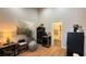 View of the main bedroom leading to an ensuite bathroom at 2701 Brookstone Ct, Las Vegas, NV 89117