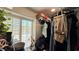 Walk-in closet with shelving and clothing racks at 2701 Brookstone Ct, Las Vegas, NV 89117