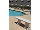 Inviting pool with clear water and lounge seating, perfect for relaxation and summer enjoyment at 2713 Otter Creek Ct # 202, Las Vegas, NV 89117