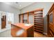Custom walk-in closet with abundant shelves and storage at 2805 High Sail Ct, Las Vegas, NV 89117