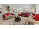 Spacious living room with comfortable seating, stylish decor, and a seamless flow at 2864 Sumter Valley Cir, Henderson, NV 89052
