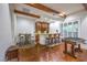 Entertaining game room with a bar, dining table, and foosball table at 3051 Traverse Creek Ln, Las Vegas, NV 89135