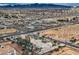 Wide aerial of houses, mountains in distance, and a beautiful neighborhood at 3290 Vicki Ave, Las Vegas, NV 89139