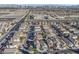 Aerial view of a residential area featuring similar homes in a neighborhood of Las Vegas at 3738 Falcon Springs Dr, Las Vegas, NV 89147