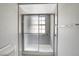 This shower stall features a glass door and tiled walls at 4905 Ocean Shores Way, Las Vegas, NV 89130