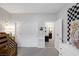 bedroom with a bunk bed and access to the bathroom at 5234 Savannah Rose St, Las Vegas, NV 89149