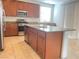 Kitchen featuring a center island with stainless steel appliances at 5513 Silent Springs Dr, Las Vegas, NV 89122