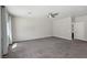 Large bedroom with neutral paint, soft carpet, ceiling fan, and ample natural light at 5655 Danforth Ave, Las Vegas, NV 89141
