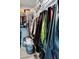 Walk in closet with shelving and clothing racks and storage at 5957 Olivine Falls Ave, Las Vegas, NV 89130