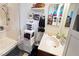 Charming bathroom with walk-in shower, modern sink, and stylish decor at 6134 Burleson Ranch Rd, Las Vegas, NV 89131