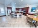 Spacious kitchen features a large island, modern appliances, and stylish cabinets at 6134 Burleson Ranch Rd, Las Vegas, NV 89131