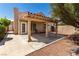 Covered patio is perfect for outdoor entertaining at 6428 Yarmouth Dr, Las Vegas, NV 89108