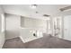 Loft area featuring neutral walls, carpet floor, and staircase at 6428 Yarmouth Dr, Las Vegas, NV 89108
