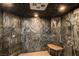 Sleek shower with tile surround, multiple shower heads, and integrated bench at 7817 Safari Ln, Las Vegas, NV 89129