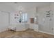 Bright bathroom with soaking tub, walk-in shower, and stylish fixtures at 7872 Regency Park St, Las Vegas, NV 89149