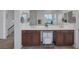 Spacious bathroom with double vanity, modern fixtures, and ample counter space at 7872 Regency Park St, Las Vegas, NV 89149
