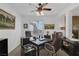 Well-appointed home office with ample desk space, natural light, and neutral decor at 7872 Regency Park St, Las Vegas, NV 89149