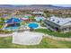 Extensive community amenities include a pool, playground, and clubhouse, providing a vibrant lifestyle at 8058 Big Skye Ranch St, Las Vegas, NV 89166