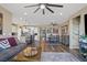 Spacious open-concept living area with kitchen, dining, and living spaces at 8058 Big Skye Ranch St, Las Vegas, NV 89166