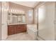 Luxurious bathroom with a soaking tub, shower, double vanity, and ample counter space for added convenience at 9740 Floweret Ave, Las Vegas, NV 89117