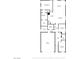 Detailed floor plan illustrating the layout of the home including bedrooms, living spaces, and garage dimensions at 1063 Upper Springs St, Henderson, NV 89002