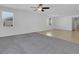 Spacious living room with lots of natural light and plush carpeting at 1063 Upper Springs St, Henderson, NV 89002
