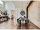Open-concept dining area showcasing stylish decor and seamless flow to other living spaces at 10748 Steel Ridge Ct, Las Vegas, NV 89135