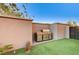 Outdoor built-in kitchen on artificial grass at 1181 Calle De Luz, Henderson, NV 89012