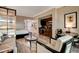 Relaxing bedroom with a seating area and kitchenette, offering comfort and convenience at 145 E Harmon Ave # 3807, Las Vegas, NV 89109