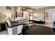 Relaxing bedroom features a seating area, a bed and an ensuite bathroom, offering comfort and convenience at 145 E Harmon Ave # 3807, Las Vegas, NV 89109
