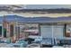 Gorgeous cityscape view of Las Vegas with the T-Mobile arena set amongst a mountain backdrop at 145 E Harmon Ave # 3807, Las Vegas, NV 89109