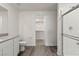 Bathroom with vanity, toilet, walk-in closet and shower at 2611 Freya Valley St, Las Vegas, NV 89156