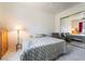 Standard bedroom with queen bed and closet at 308 Kingsclear Ct, Las Vegas, NV 89145