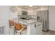 Modern kitchen with stainless steel appliances and granite countertops at 3791 Desert Marina Dr # 109, Laughlin, NV 89029