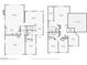 Detailed floor plan showcasing the layout of the home's two floors, including room dimensions and features at 3846 Biltmore Bay St, Las Vegas, NV 89147
