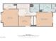 Second level floor plan featuring 3 bedrooms with 3 bathrooms at 4076 Rocky Beach Dr, Las Vegas, NV 89115