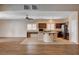 Spacious kitchen area with a center island, stainless appliances, and custom cabinets at 4334 Libbiano Ct, Las Vegas, NV 89141