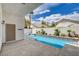 Beautiful outdoor swimming pool with a sleek design and landscaping, perfect for relaxation at 4334 Libbiano Ct, Las Vegas, NV 89141