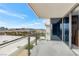 Relax on this expansive private balcony with clear glass railing, overlooking city skyline at 4381 W Flamingo Rd # 1102/1104, Las Vegas, NV 89103