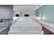 Contemporary bedroom featuring a plush bed, integrated living area, and sleek design elements at 4381 W Flamingo Rd # 1102/1104, Las Vegas, NV 89103