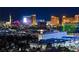 Night shot of city skyline, buildings glowing on horizon at 4381 W Flamingo Rd # 2302, Las Vegas, NV 89103